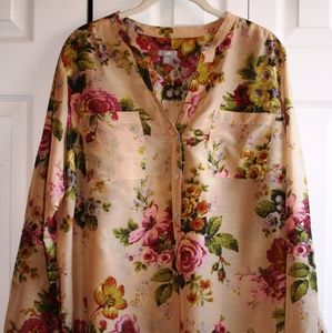 Soft Flowy Floral Blouse - J. Jill